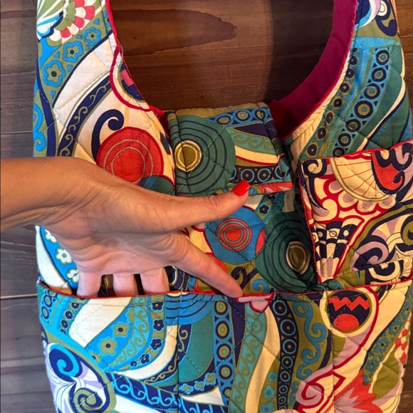 Colorful Patterned Shoulder Bag - Picture 2 of 6